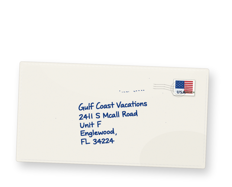 Write to Gulf Coast vacations