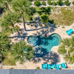 Pool and spa in private fenced yard, just a few steps from the beach!