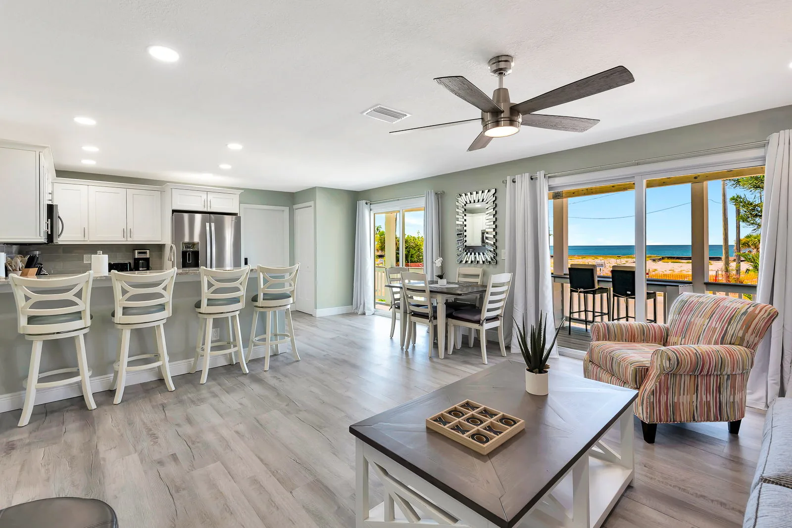 Steps to Sand – 2BR Beach Vibes + Bikes & BBQ