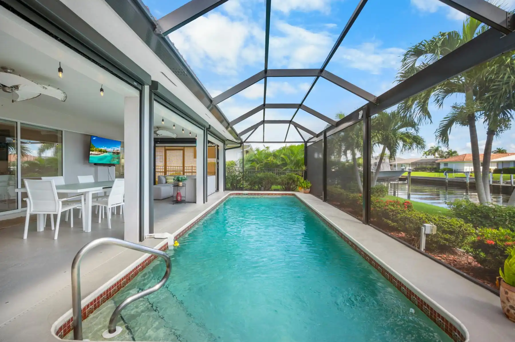 3BR Waterfront Home – Heated Saltwater Pool & Dock