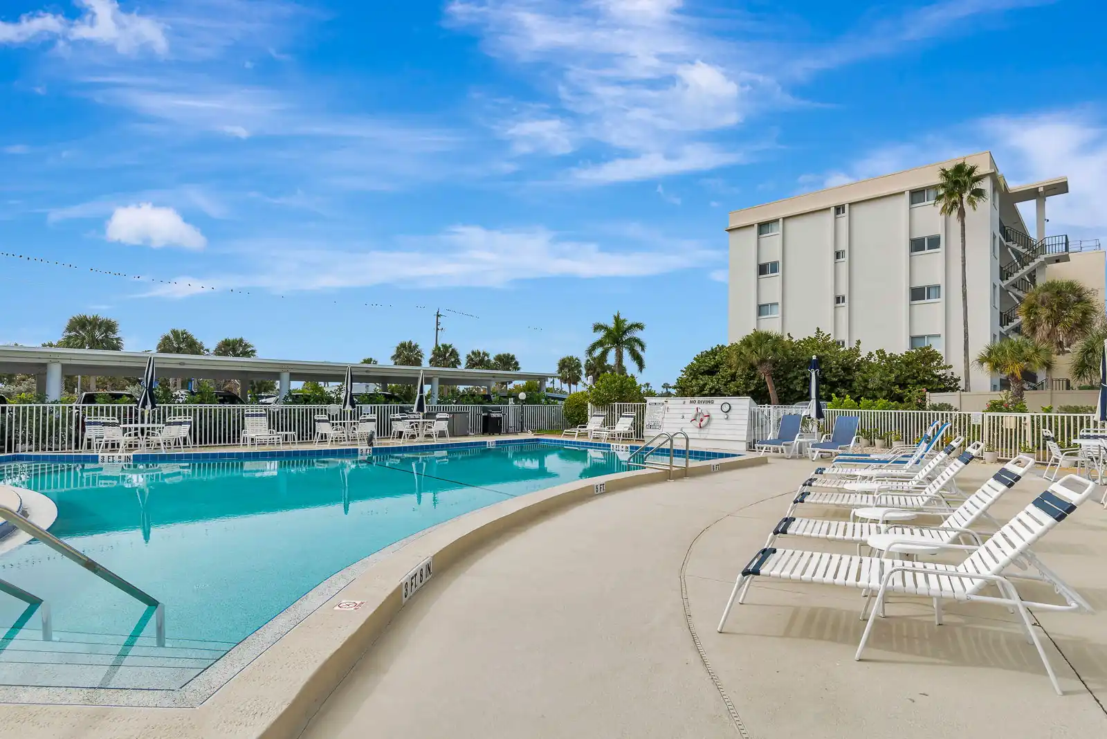 Steps to Siesta Beach – Poolside 2BR Condo