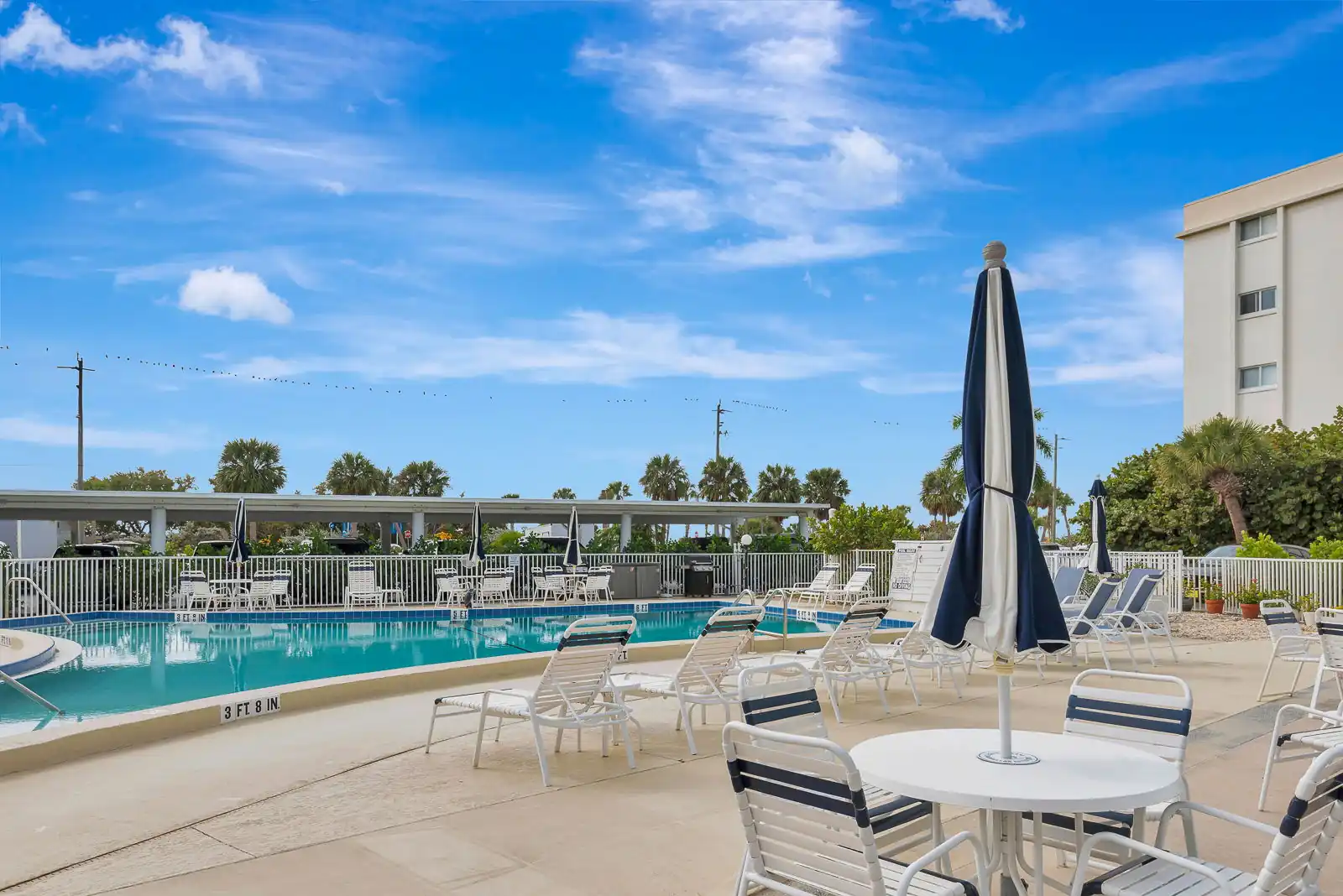 Steps to Siesta Beach – Poolside 2BR Condo