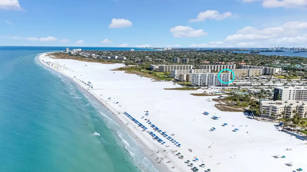 A bright beachfront vacation rental overlooking the Gulf
