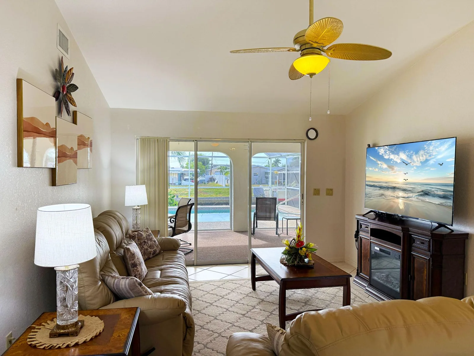 3BR Waterfront Pool Home Near Charlotte Beach