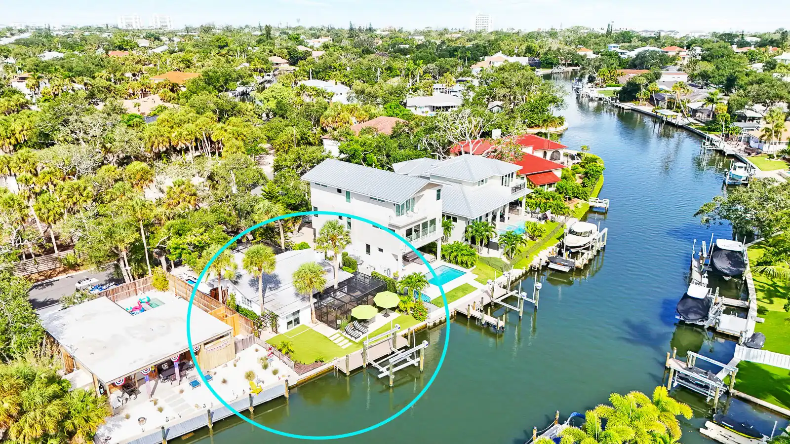 Peaceful Grand Canal Retreat on Siesta Key