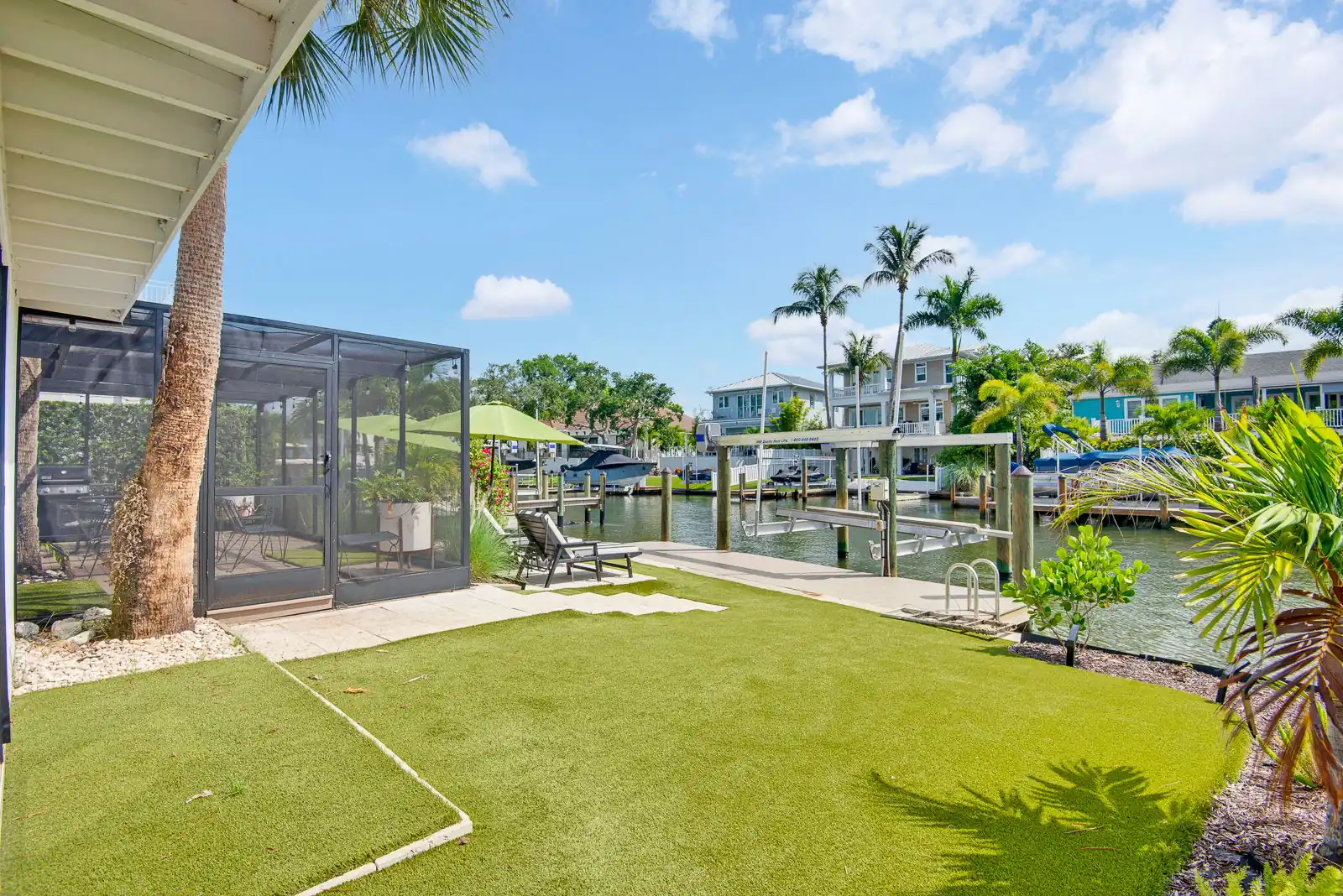 Peaceful Grand Canal Retreat on Siesta Key