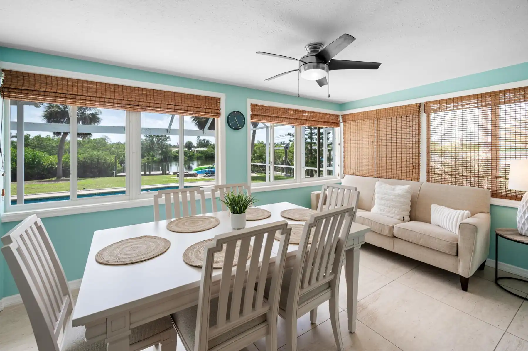 Waterfront 3BR – Pool, Dock, Kayaks & Beach