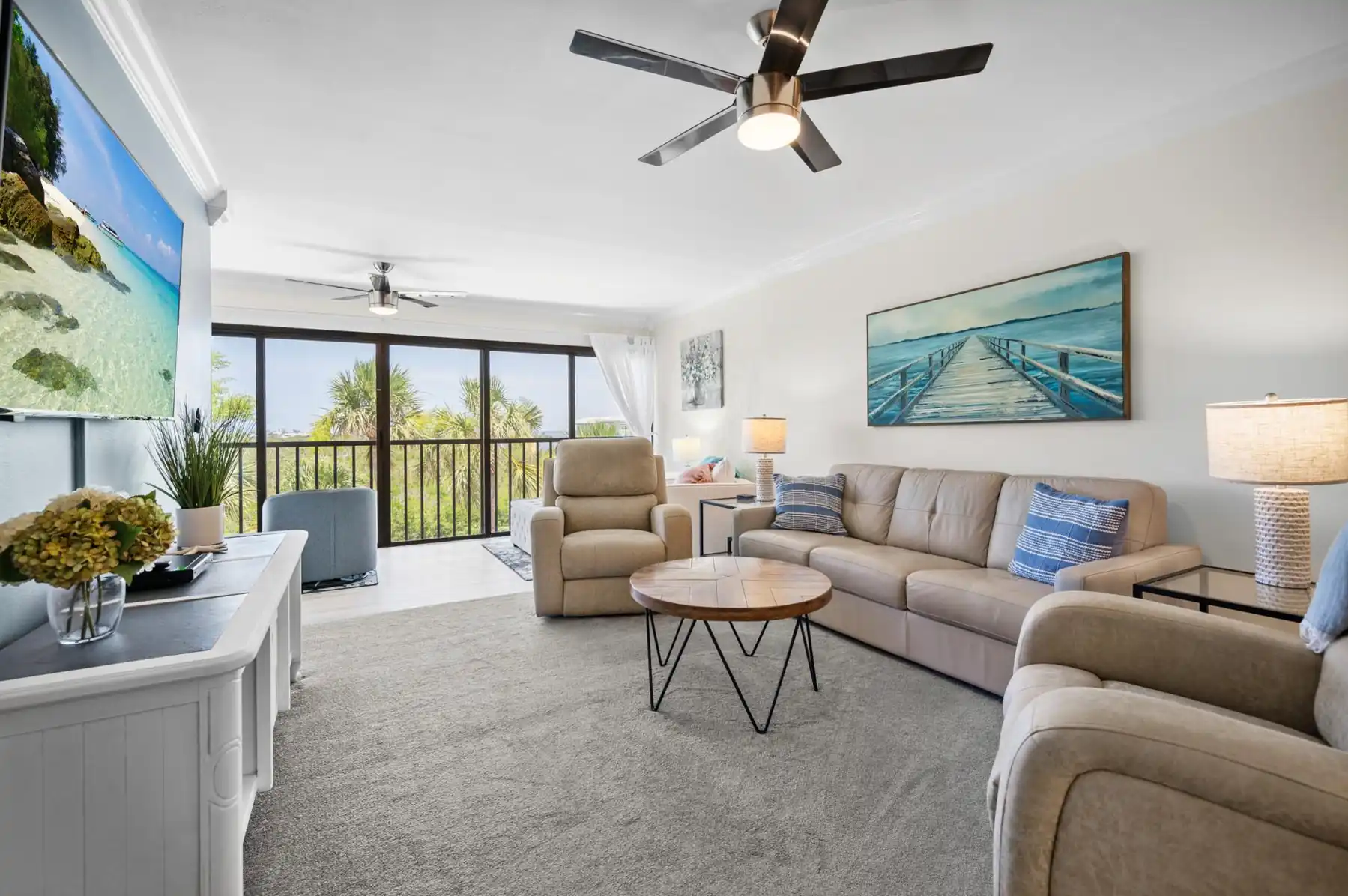 2BR Sandpiper Key – Bright, Stylish & Coastal