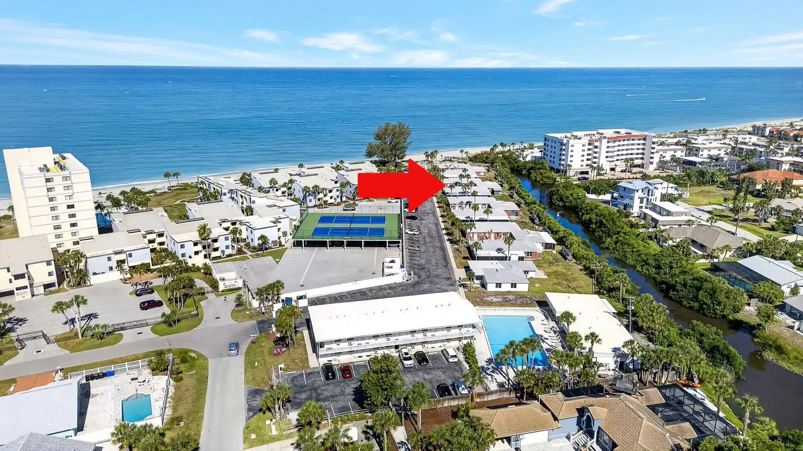 Venice Villas 1BR – King w/ Screened Porch